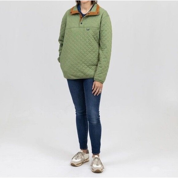 Rckmnky Quilted Pullover S  Retail $98 - Picture 1 of 6